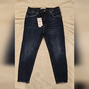 Zara Indigo Denim Pants